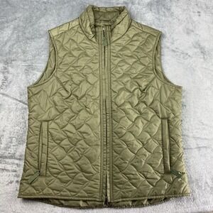 Royal Robbins‎ Vest Womens Medium Green Puffer Quilted Full Zip Pockets Packable